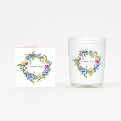 Lovely Mum Candle & Boxed Card