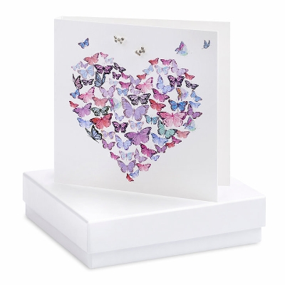 'Butterfly's' Boxed Earring Card