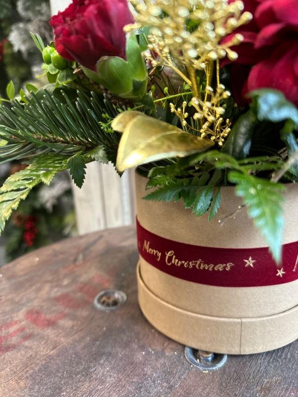 Merry Christmas Hat Box